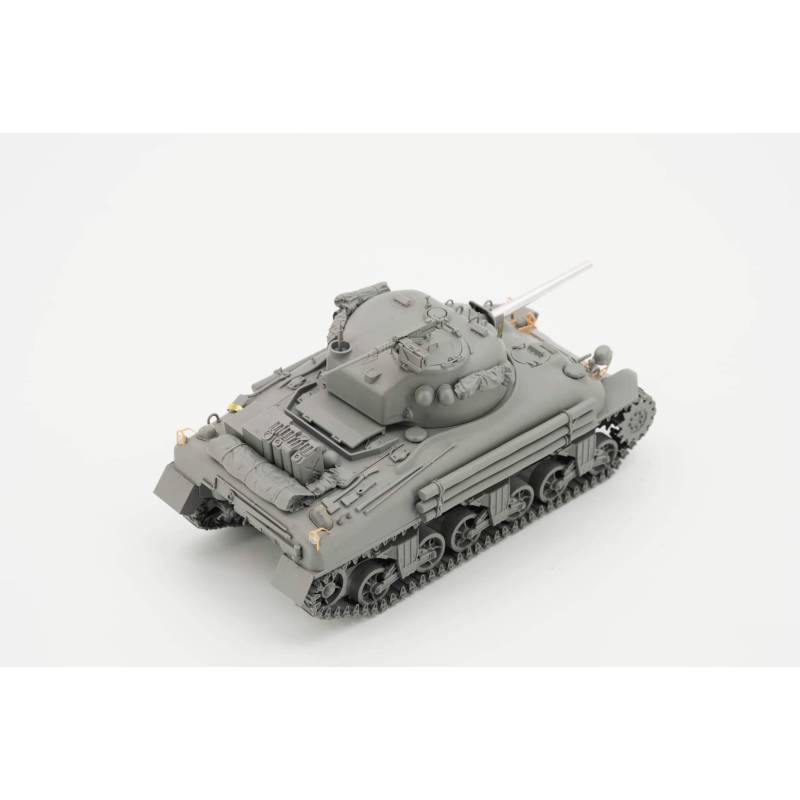 BORDER MODEL: 1/35; Sherman M4A1 Mid production with PE, metal barrel, 3D light guards and stowage Militaire modelbouw