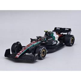 ALFA ROMEO F1 C43 TEAM STAKE 24 GUANYU ZHOU ITALIAN GRAND PRIX MONZA 2023 (PREMIUM PACKAGING WITH HELMET)