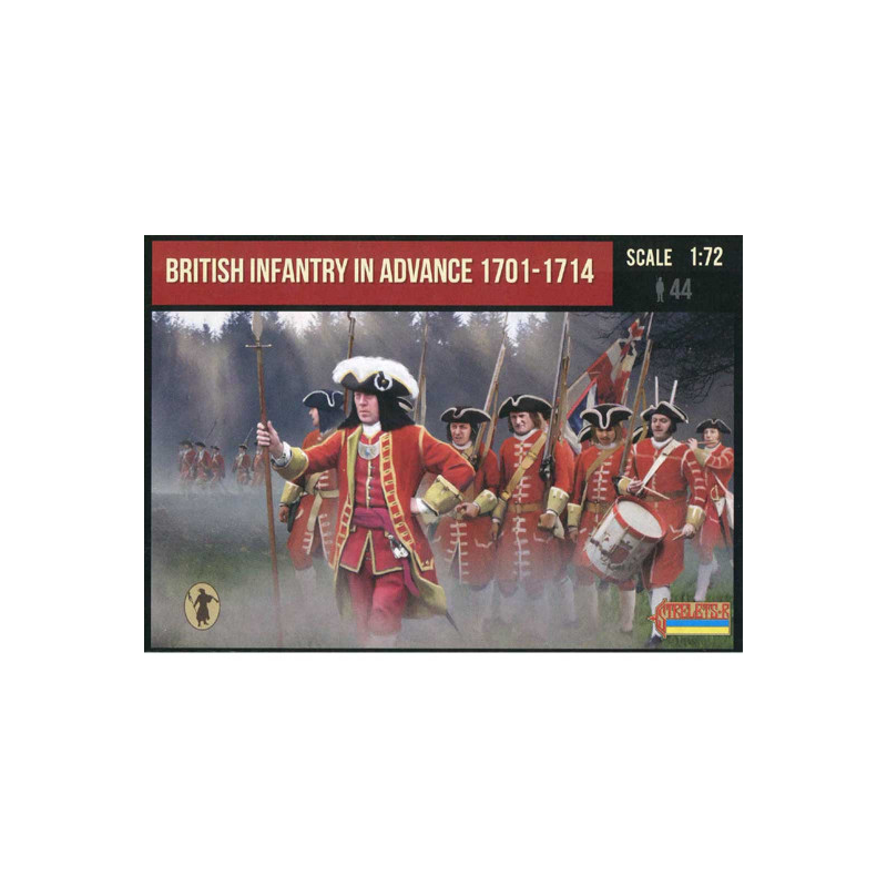 Figure British infantry in advance 1701-1714 1:72