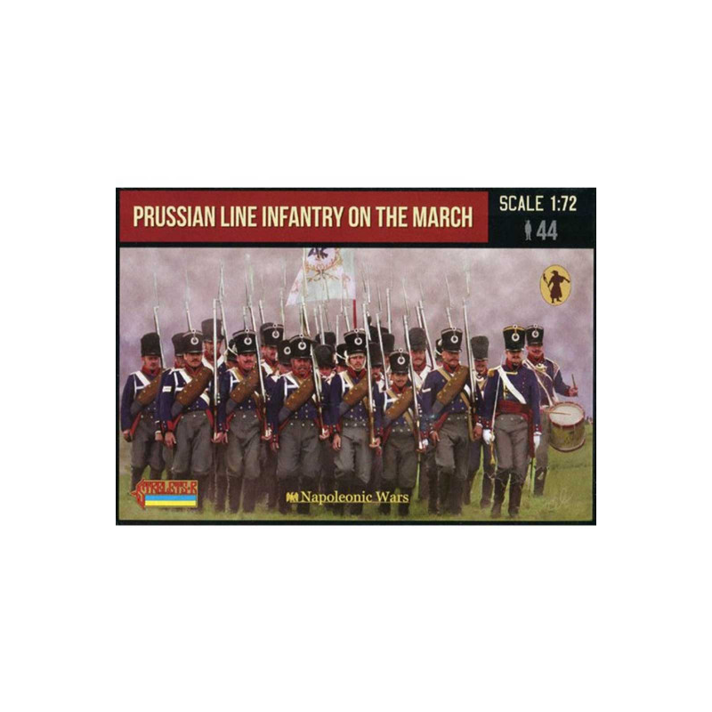 Figurine Prussian line infantry on the march 1:72