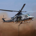 UH-1Y VENOM helicopter plastic model