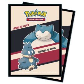 Pokemon Ultrapro Snorlax & Munchlax Deck Protector Sleeves Pack of 65Pcs 