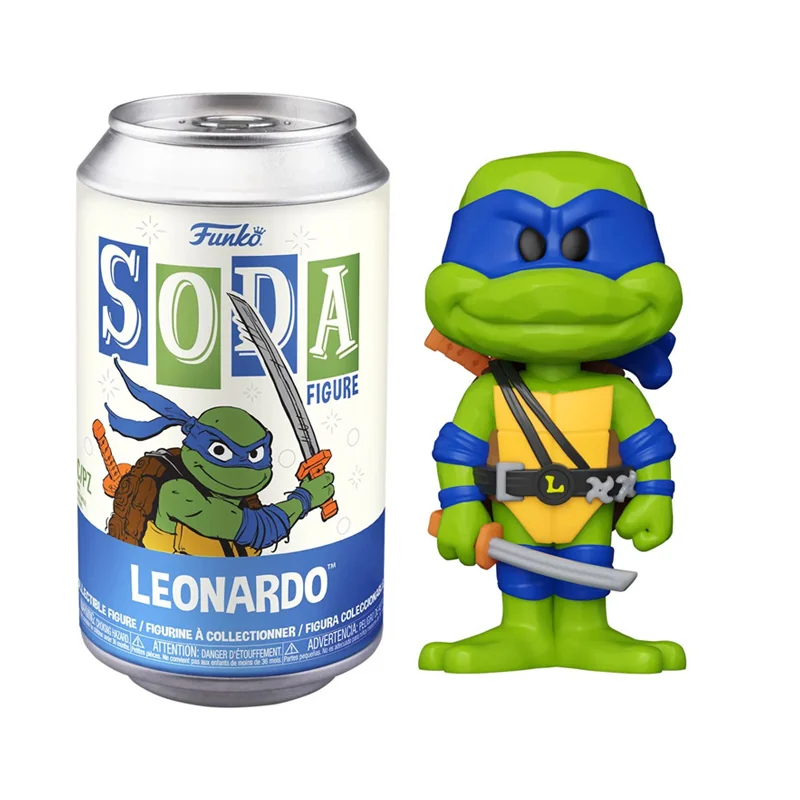 TMNT Ninja Turtles Vinyl Soda Leonardo Pop figur 