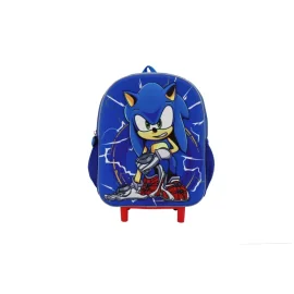 Sonic Prime Junior Trolley Backpack 3D 36x25x14cm Tas 