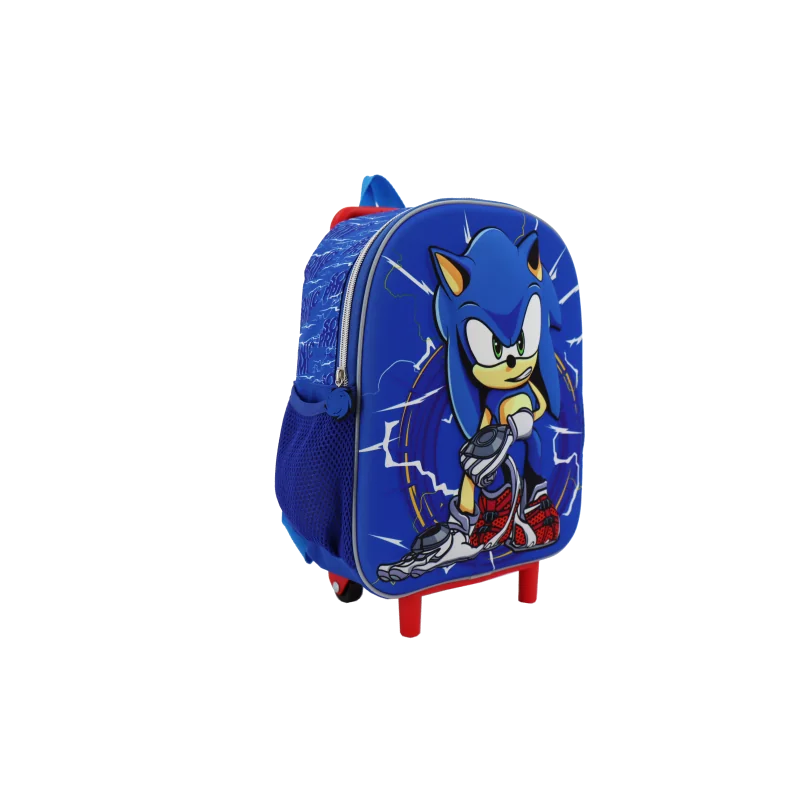 Sonic Prime Junior Trolley Backpack 3D 36x25x14cm Tassen