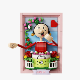 Popeye Pantasy Olive 3D Portrait 21cm Building Set Schaalmodel 