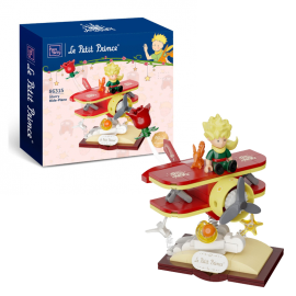 The Little Prince Pantasy Skatekart Series Starry Ride Plane 13 cm Building Set Schaalmodel 