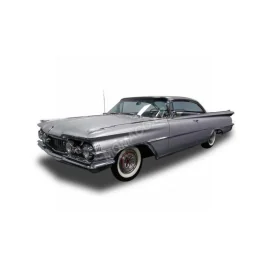 OLDSMOBILE 98 HARD TOP 1959 ARGENT Miniatuur 