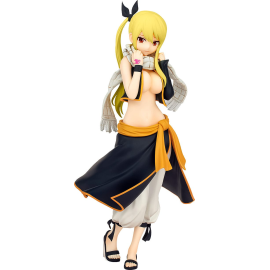 Fairy Tail Pop Up Parade Lucy Heartfilia Natsu Costume Ver. L Size 22 cm Figuurtje 