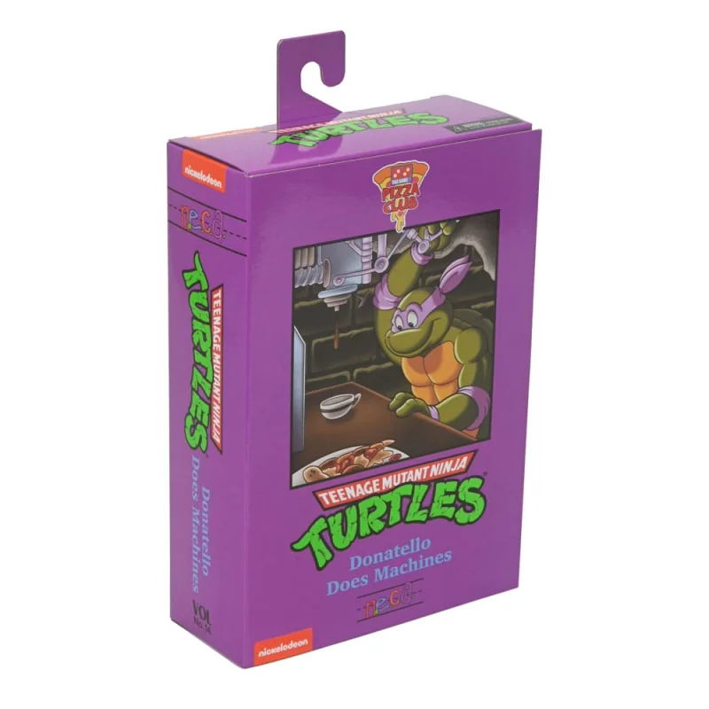 Ninja Turtles (Cartoon) Ultimate Donatello VHS Figure 18 cm NECA