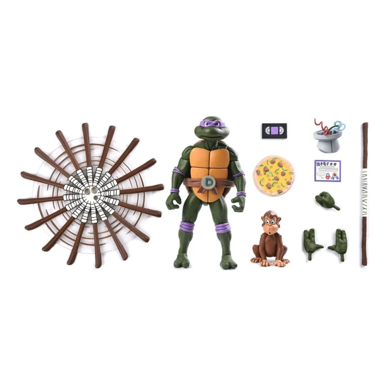 Ninja Turtles (Cartoon) Ultimate Donatello VHS Figure 18 cm