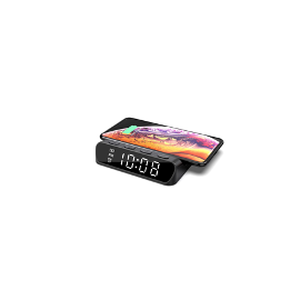 HAVIT - Black wireless charger (alarm clock) 