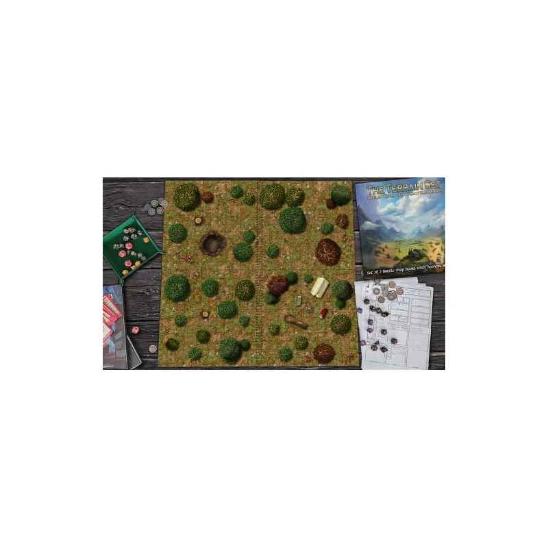 The Terrain Set Build Your Own Battle Map Kit Bordspellen en accessoires