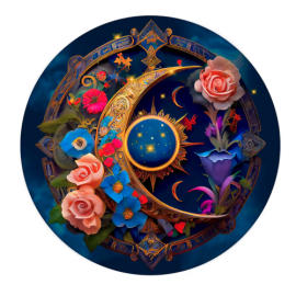 Wooden puzzle – the romantic moon – 550 pcs (50 unique pcs) Puzzel 