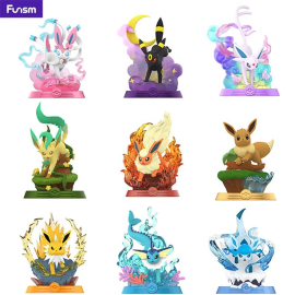 POKÉMON - FUNISM - EVOLI EVOLUTION COLLECTION 2 9pcs Figuurtje 