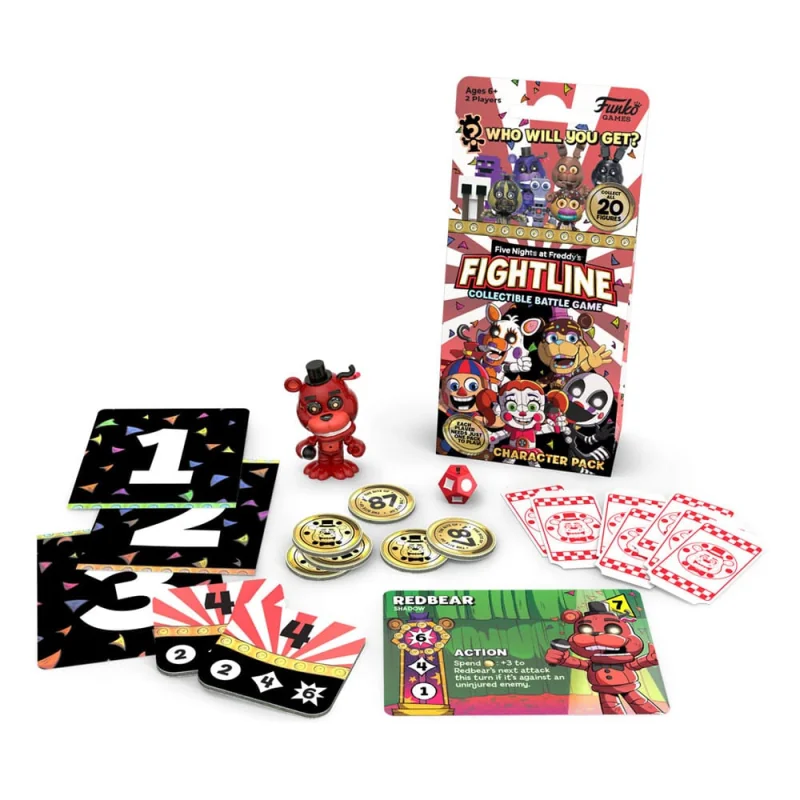 Five Nights at Freddy's card game expansion pack Collectable Battle Game Fightline Funko