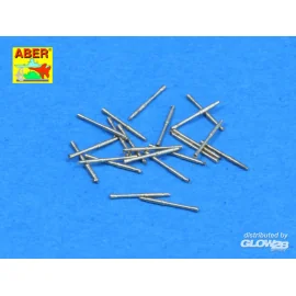 Set of 20 pcs 37mm/54 breda gun barrels 