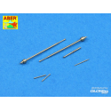 Set of barrels and periscopes for U-Boot type IX Aber Models