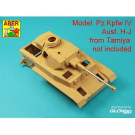 Barrel 75mm 40 L/48 for Pz IVG, H, J without muzzle brake (Tamiya) 