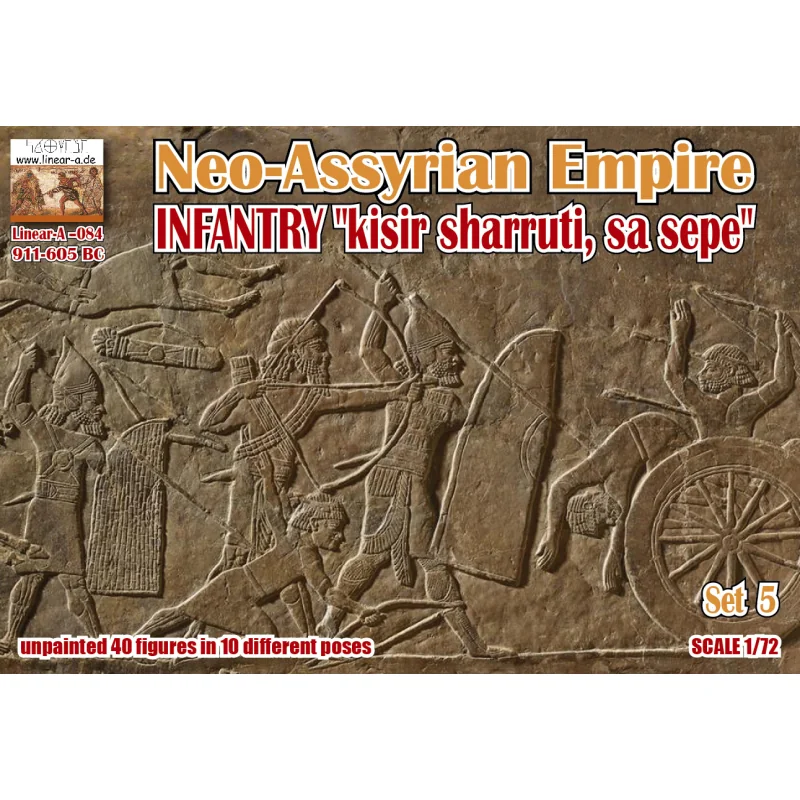 Neo-Assyrian Empire 911-605 BC Set 4 INFANTRY Figuren 