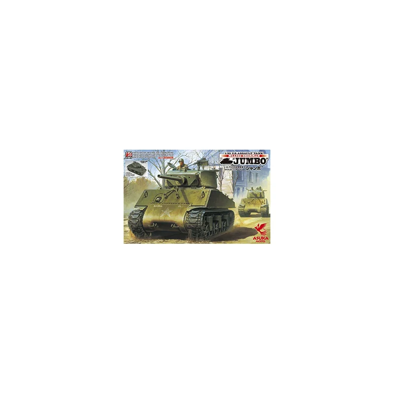 US Sherman Jumbo Medium tank Schaalmodel 