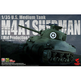 US Sherman M4A1 Medium tank Schaalmodel 