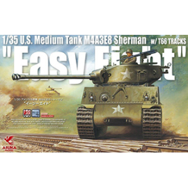 US Sherman M4A3E8Easy Eight Medium tank Schaalmodel 