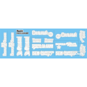 Soviet Patriotic Slogans-DECAL Schaalmodel 