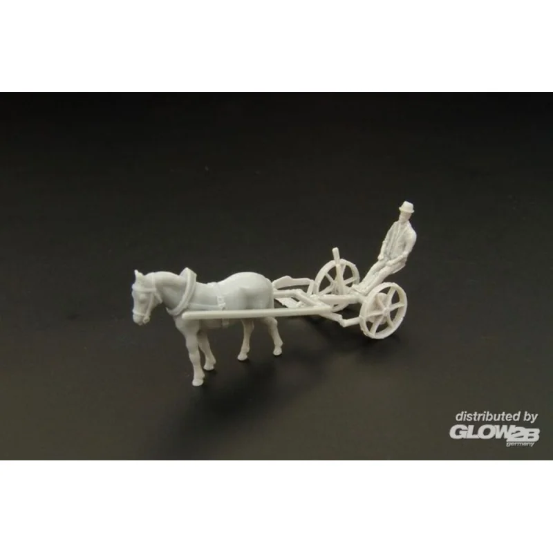 Grass chopper MELICHAR w horse Militaire modelbouw