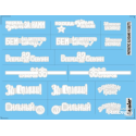 Soviet Patriotic Slogans-DECAL Schaalmodel 