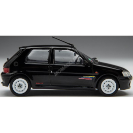 PEUGEOT 106 PHASE 2 RALLY 2001 BLACK Miniatuur 