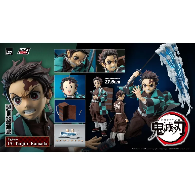 Demon Slayer: Kimetsu no Yaiba FigZero 1/6 Tanjiro Kamado action figure 27 cm