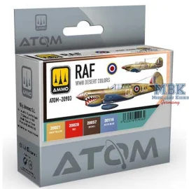 ATOM RAF WWII Desert Colors Set Acrylverf 