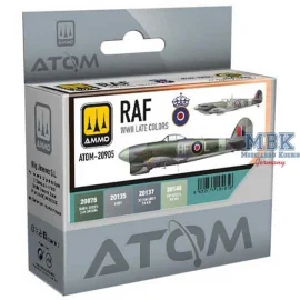 ATOM RAF WWII Late Colors Set Acrylverf 