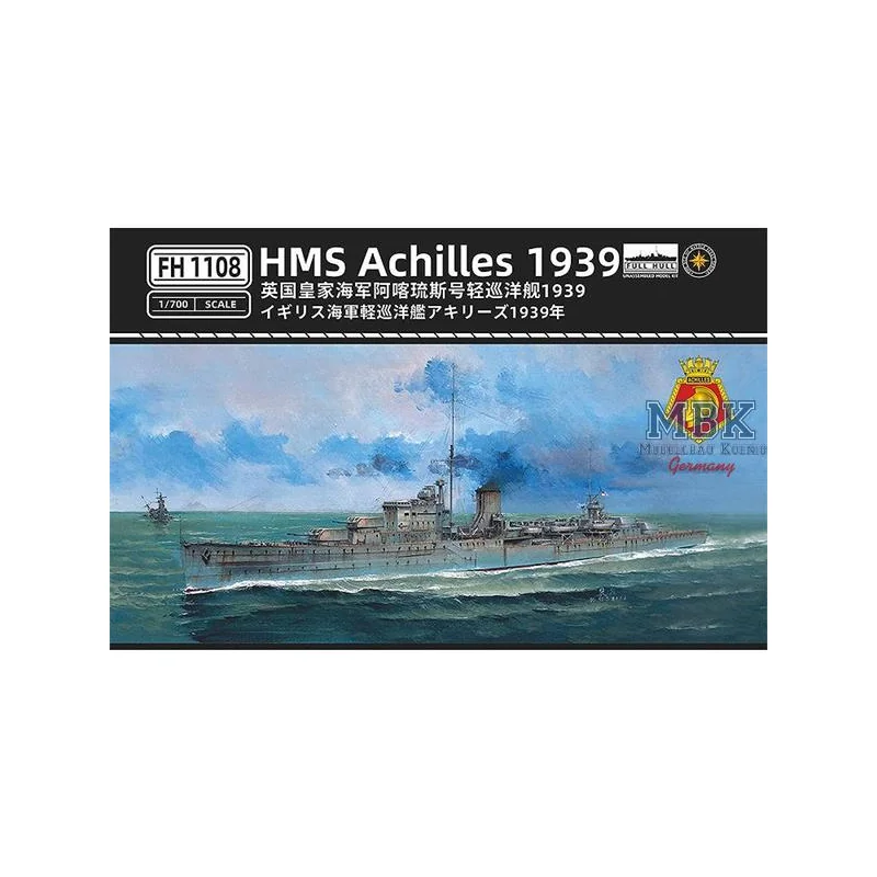 HMS Achilles 1939 Schaalmodel 