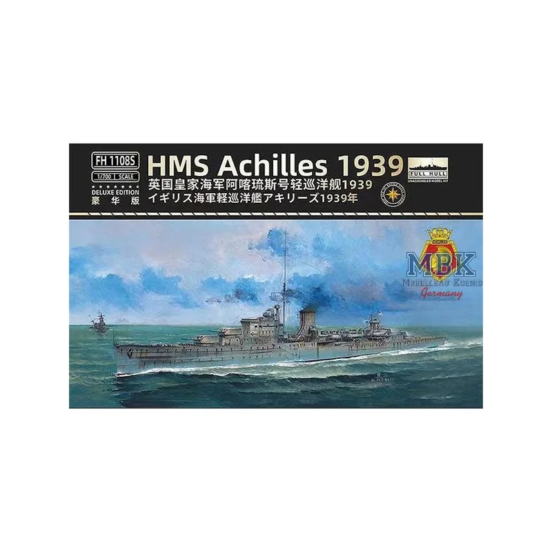 HMS Achilles 1939 - Deluxe Edition Schaalmodel 