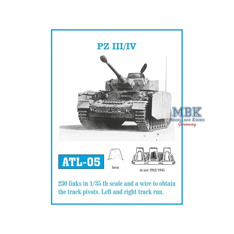 Panzer III (H-K) / IV (F-J) Einsatz 1942-1945 Rupsbanden 