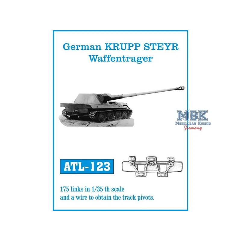 German Krupp-Steyr Waffenträger tracks 