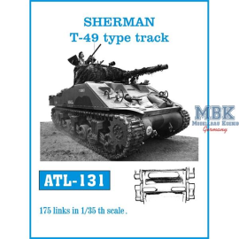 Sherman T-49 type track 