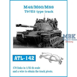 M48/M60/M88 T97E2 type tracks 