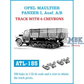 Opel Maultier, Panzer I Ausf. A/B tracks 