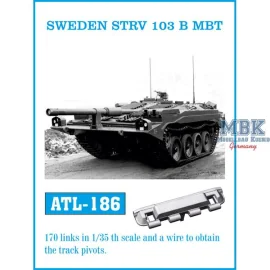 Sweden STRV 103 B MBT tracks 