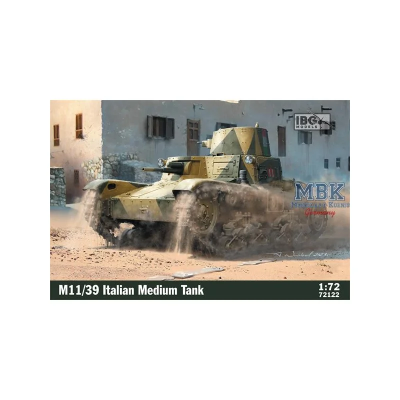 M11/39 Italian Tank Schaalmodel 