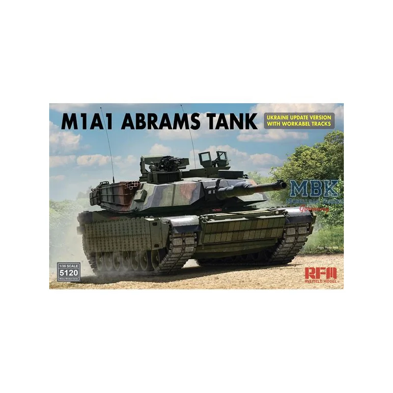 M1A1 Abrams UKRAINE (updated version w/work.track) Schaalmodel 