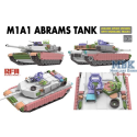 M1A1 Abrams UKRAINE (updated version w/work.track) Militaire modelbouw