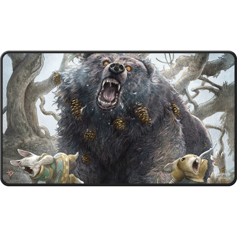 MTG: Bloomburrow Black stitched Playmat Art 2 