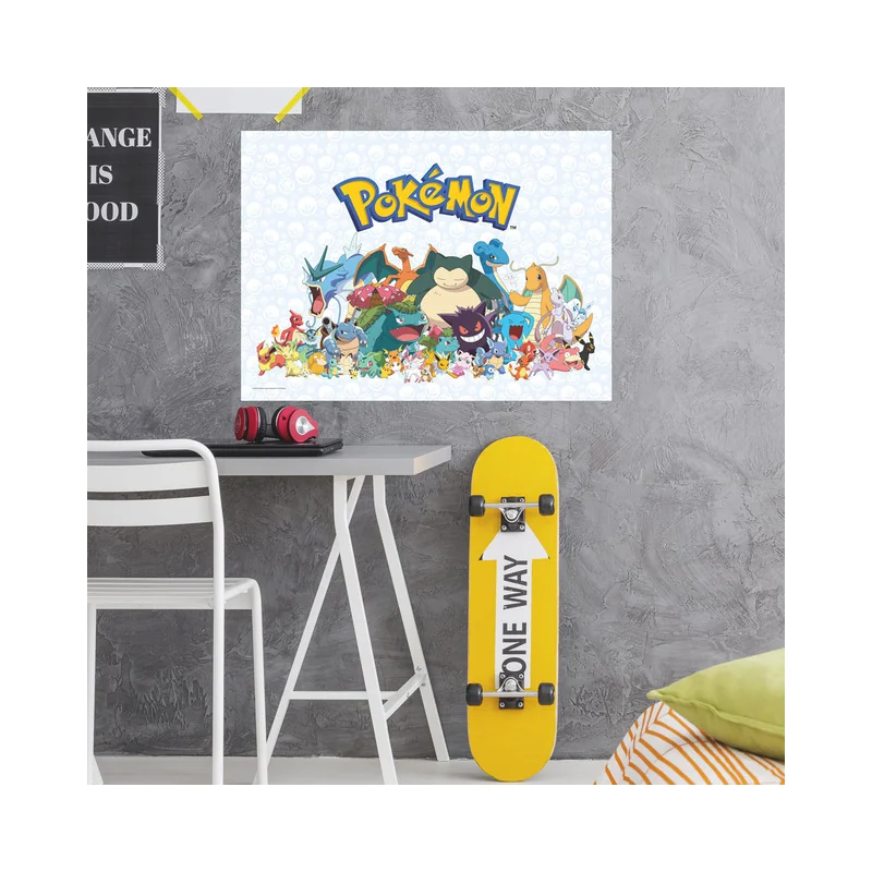 Pokemon Wall Sticker Giant Catch them all 91X63cm Album en stickers