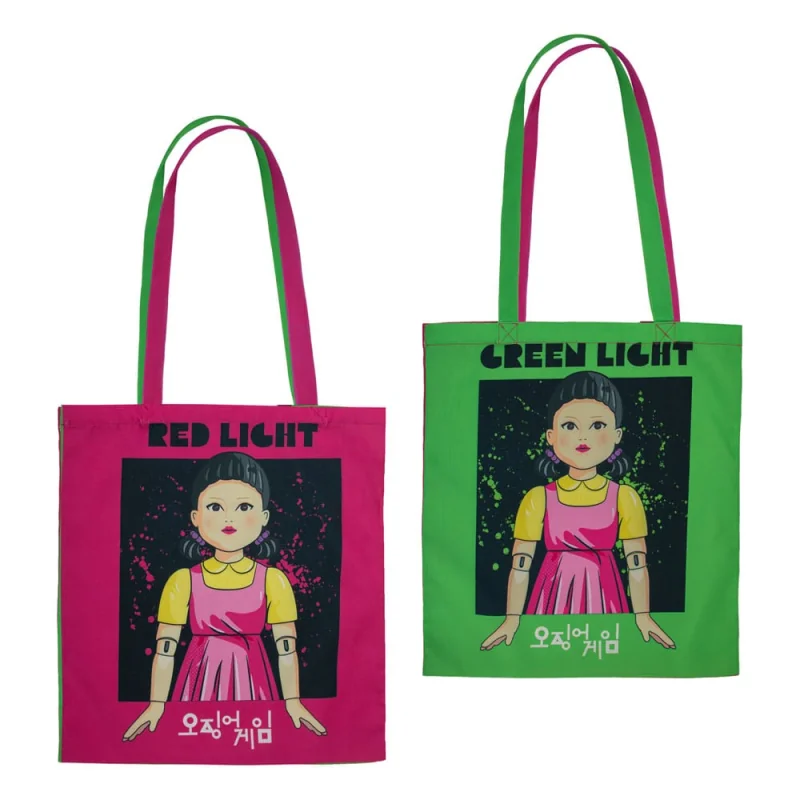 Squid Game shopping bag Red light, green light Tas 