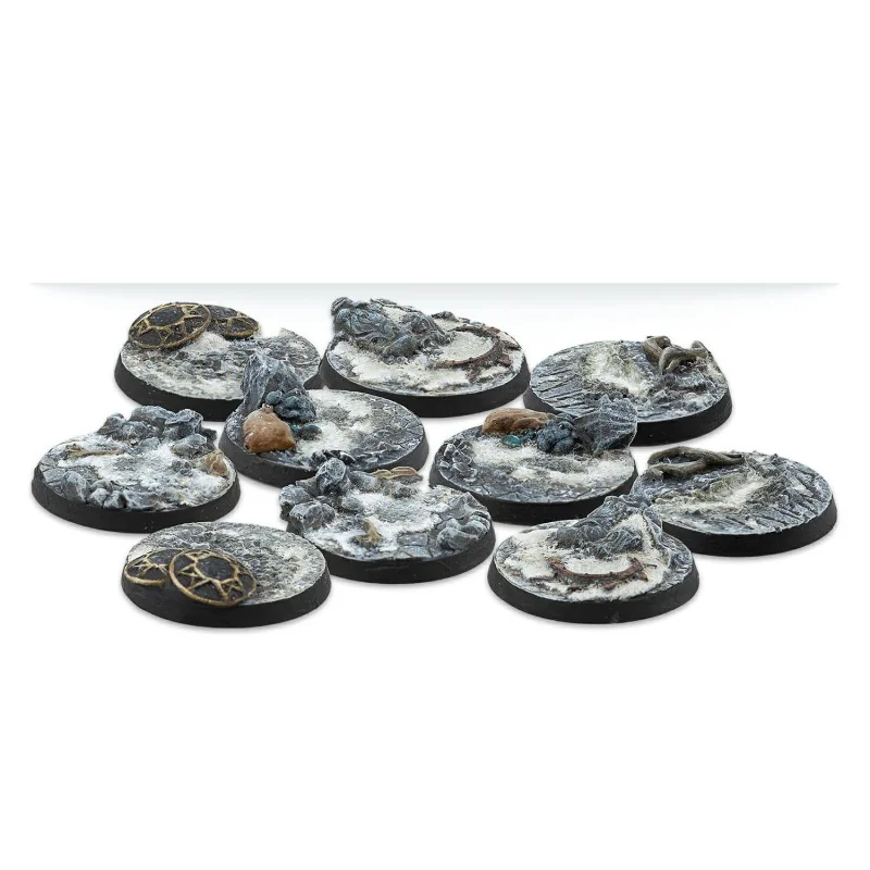 Warcrow - 30mm Northern Tribes Scenery Bases, Alpha Series 