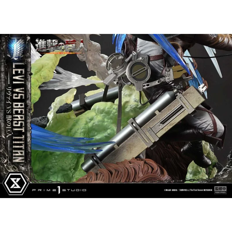 Attack on Titan - Ultimate Premium Masterline Series 1/4 Levi Versus Beast Titan Bonus Version 73 cm